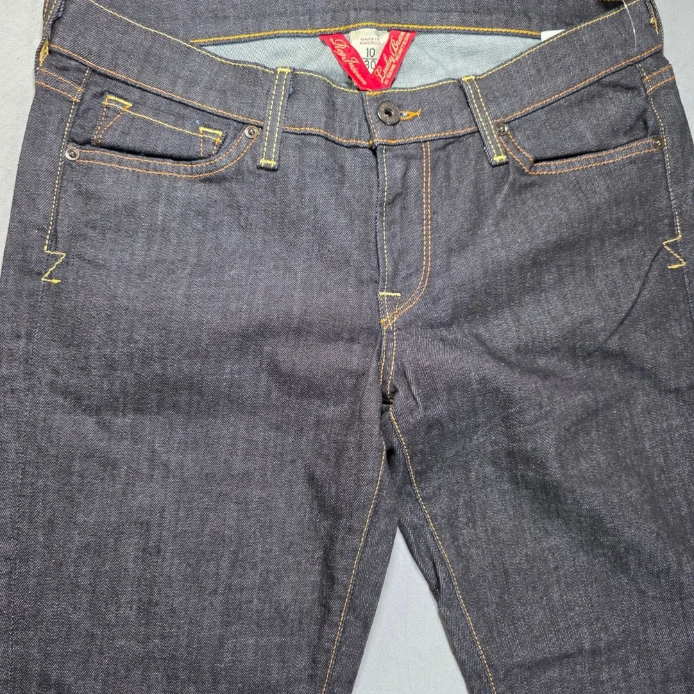 Lucky Brand Zoe Skinny Ankle Crop Jeans Womens 10/30 Dark Wash